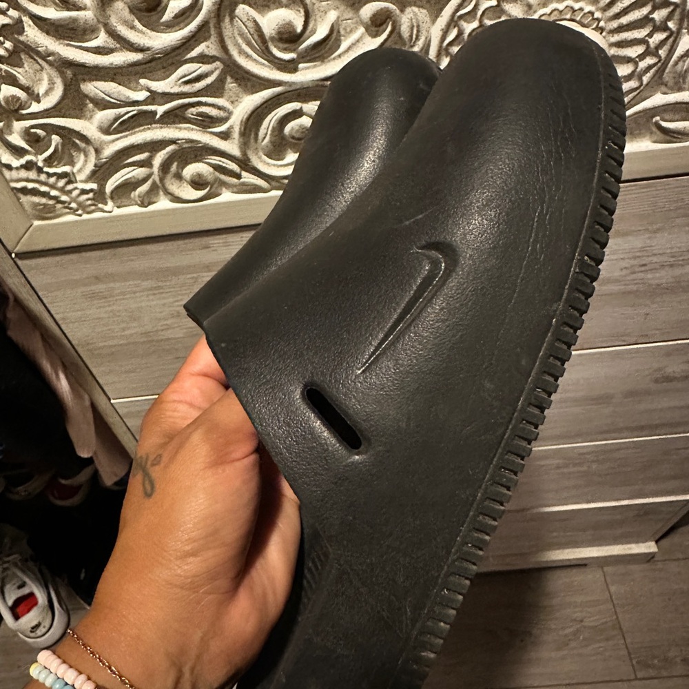Nike Men's Black Slip-On Sandals